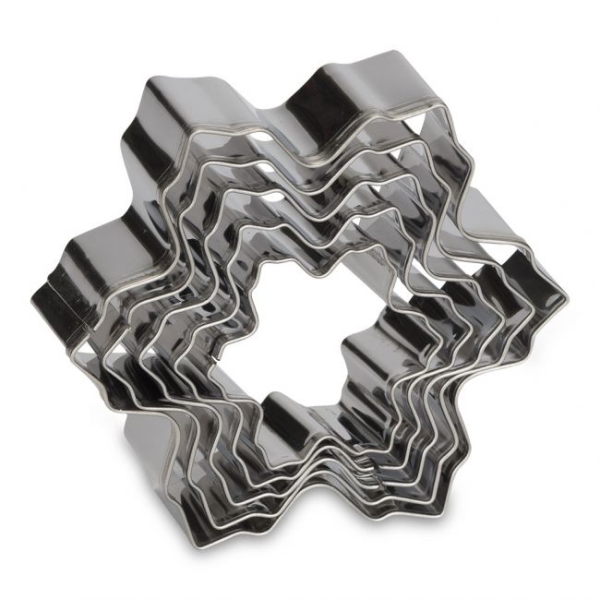 Cookie Cutter Set - 5 Snowflakes